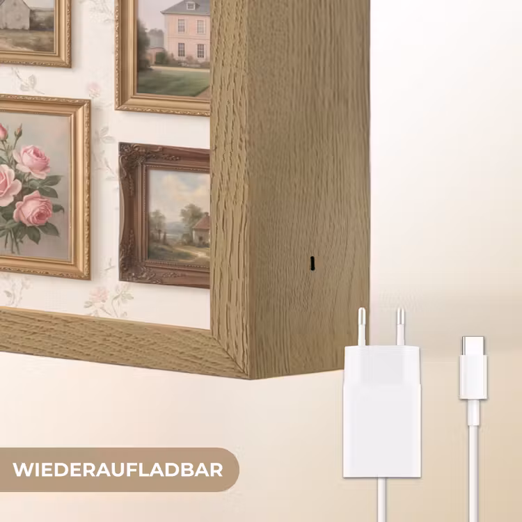 Dier - Kat - Portret - Klassiek Light Box met batterij (Wandlamp) middel -USP_websiteoplaadbaarDE
