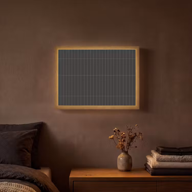 Verticaal - Wandtegel - Mat - Zwart Light Box met batterij (Wandlamp) middel 907 -sfeer4