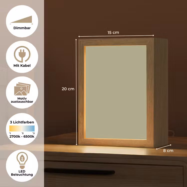 Vintage - Sage - Groen Light Box met kabel (Wandlamp) klein 929 -USP_websiteoverzichtDE
