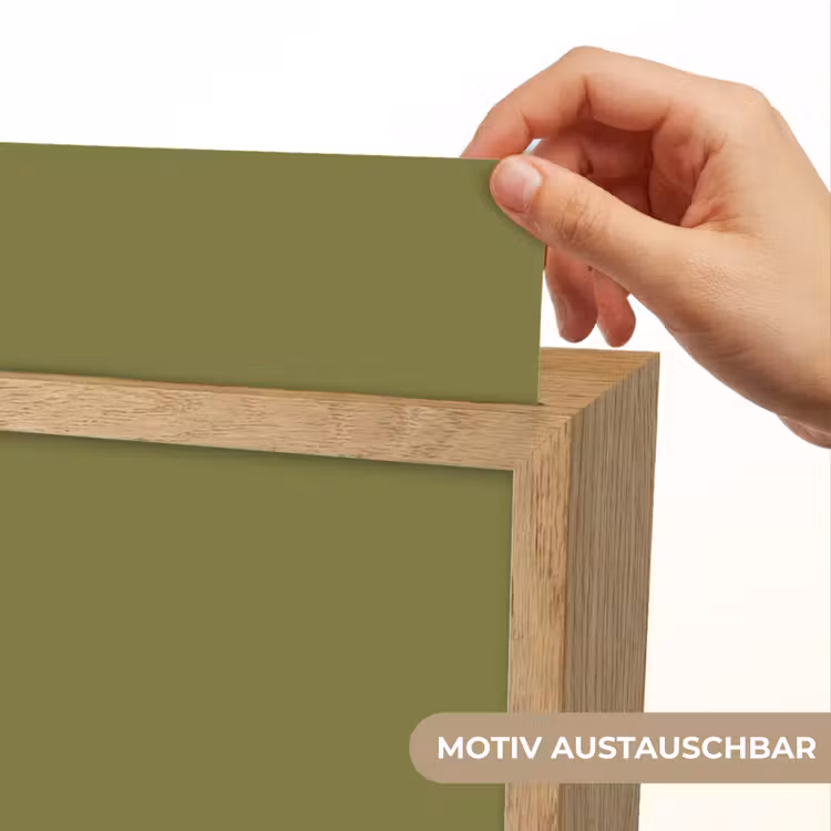 Juniper - Groen - Organisch Light Box met kabel (Wandlamp) klein 929 -USP_websiteprintDE