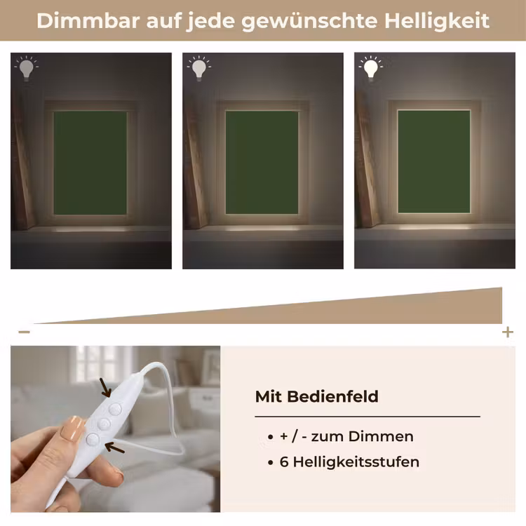 Forest - Green - Groen Light Box met kabel (Wandlamp) klein 929 -USP_dimbaarDE
