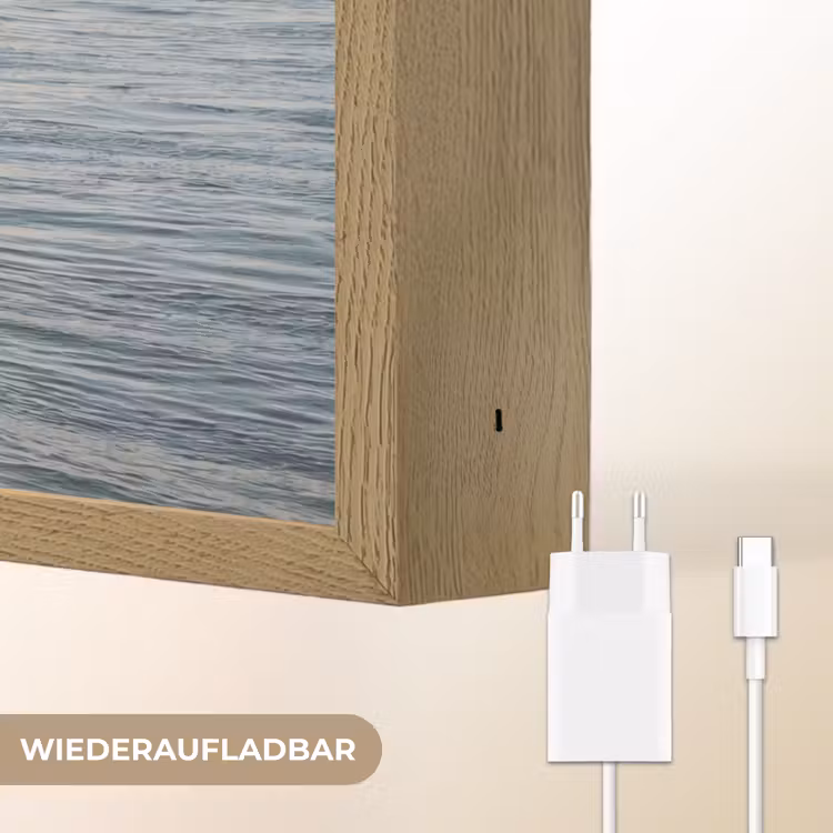 Golf - Zee - Water Light Box met batterij (Wandlamp) middel -USP_websiteoplaadbaarDE