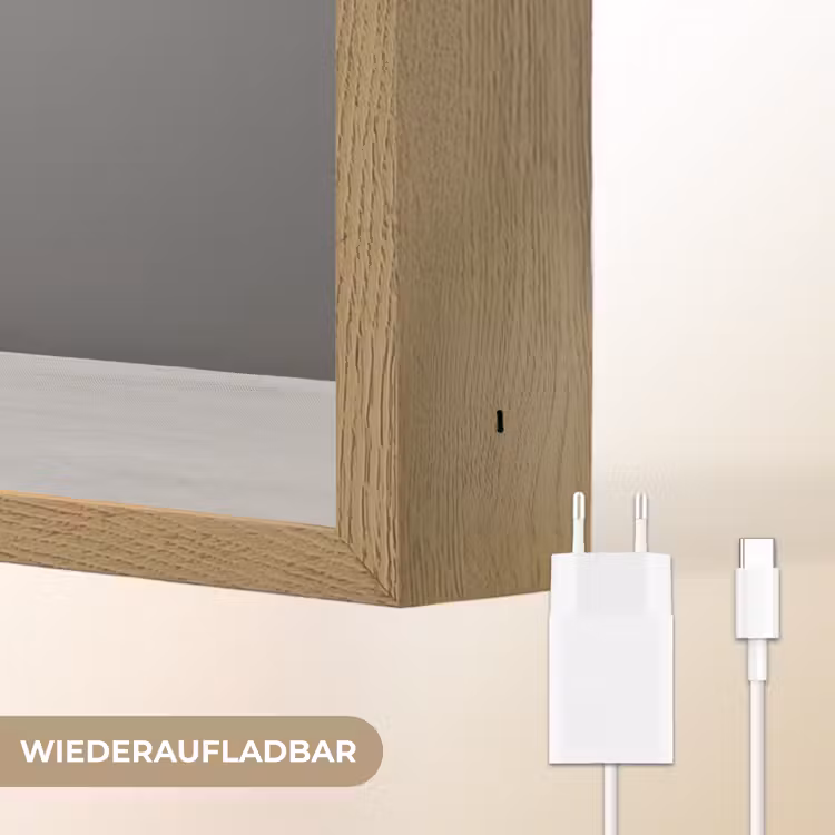 Alpaca - Pasta - Zwart - Wit - Grappig - Dieren Light Box met batterij (Wandlamp) middel -USP_websiteoplaadbaarDE