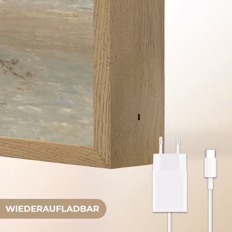 Oude meesters - Kunst - Kinderen der zee - Jozef Israëls Light Box met batterij (Wandlamp) middel -USP_websiteoplaadbaarDE
