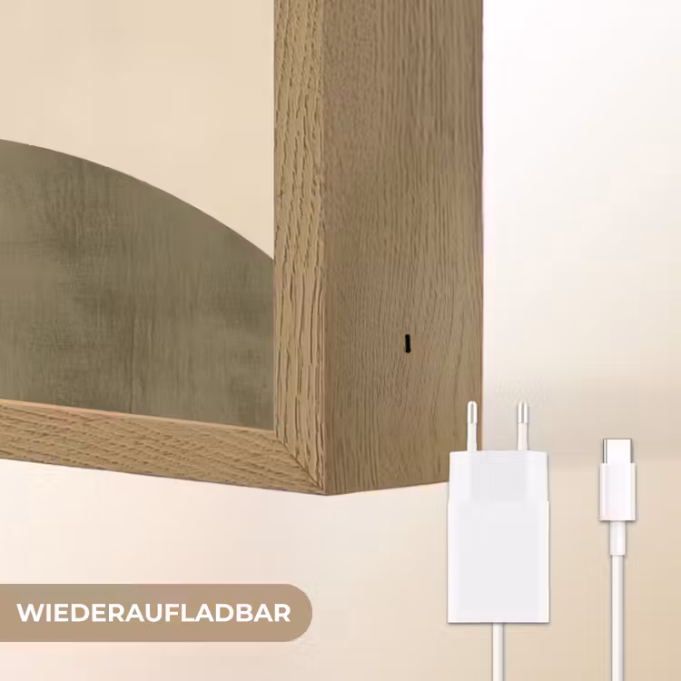Takken - Vormen - Abstract Light Box met batterij (Wandlamp) middel -USP_websiteoplaadbaarDE