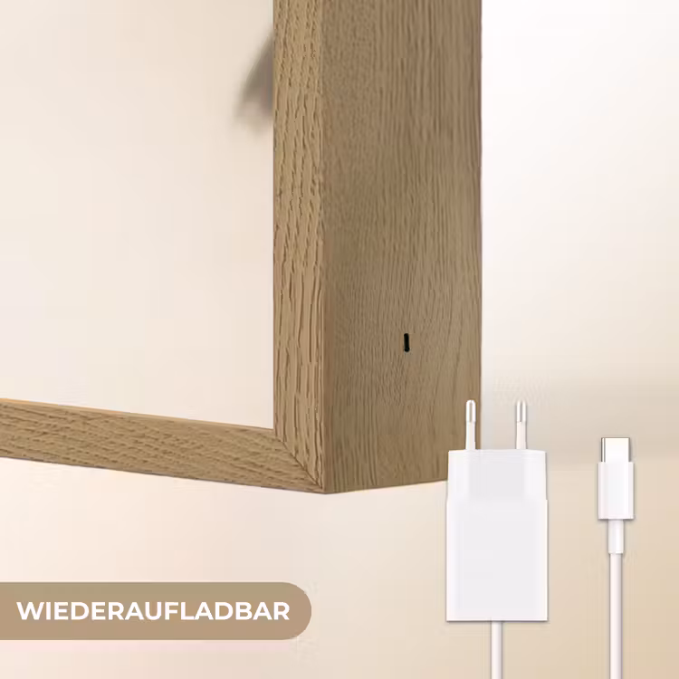 Badkleding - Palmbomen - Schaduw - Tropisch Light Box met batterij (Wandlamp) middel -USP_websiteoplaadbaarDE