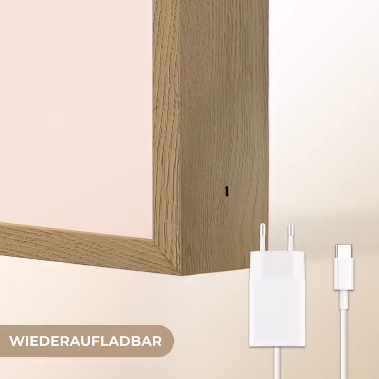 Beer - Roze - Snoep Light Box met batterij (Wandlamp) middel -USP_websiteoplaadbaarDE