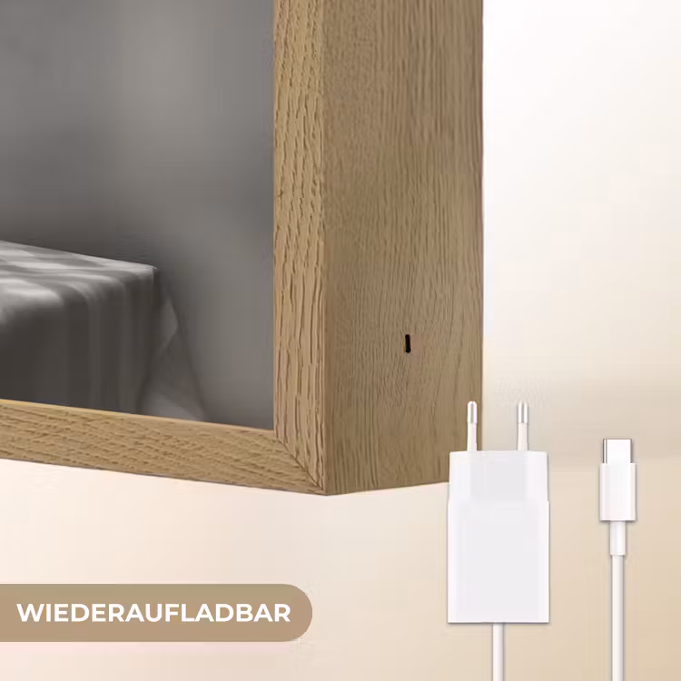 Bengaal - Kat - Tafelkleed - Zwart - Wit - Dier Light Box met batterij (Wandlamp) middel -USP_websiteoplaadbaarDE