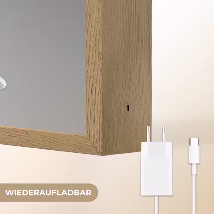 Bloem - Wit - Neutraal Light Box met batterij (Wandlamp) middel -USP_websiteoplaadbaarDE