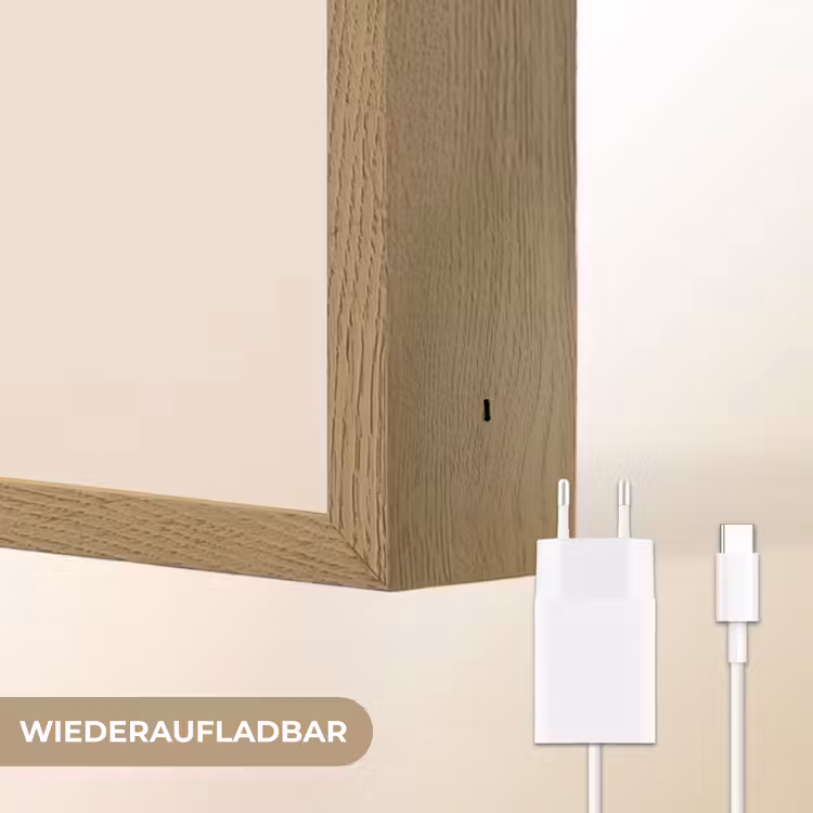 Bloem - Wit - Vaas - Quote Light Box met batterij (Wandlamp) middel -USP_websiteoplaadbaarDE