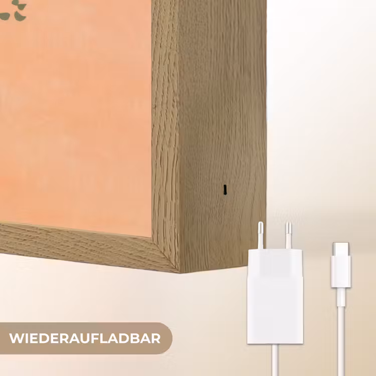 Boeket - Strikje - Quote Light Box met batterij (Wandlamp) middel -USP_websiteoplaadbaarDE