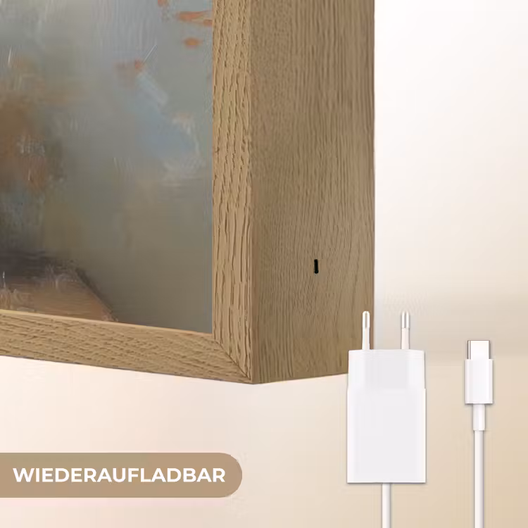 Bloempot - Kuiken - Bloemetjes Light Box met batterij (Wandlamp) middel -USP_websiteoplaadbaarDE