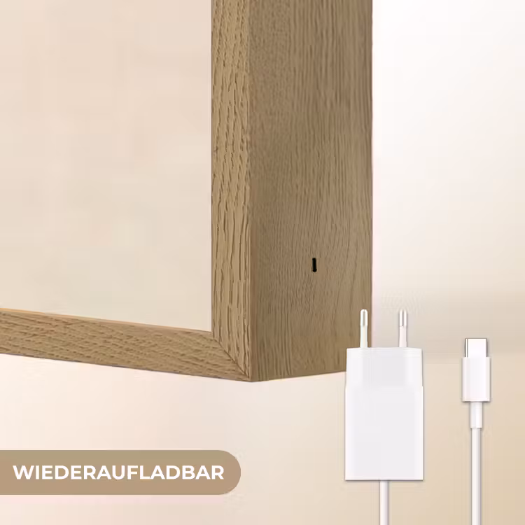 Bogen - Beige - Vormen Light Box met batterij (Wandlamp) middel -USP_websiteoplaadbaarDE