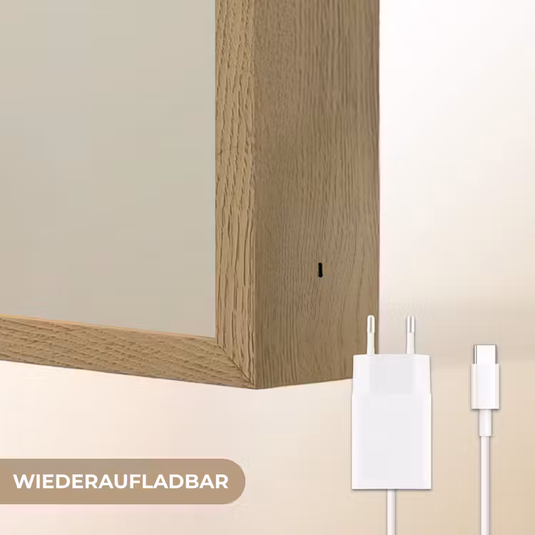 Bril - Hond - Kok Light Box met batterij (Wandlamp) middel -USP_websiteoplaadbaarDE