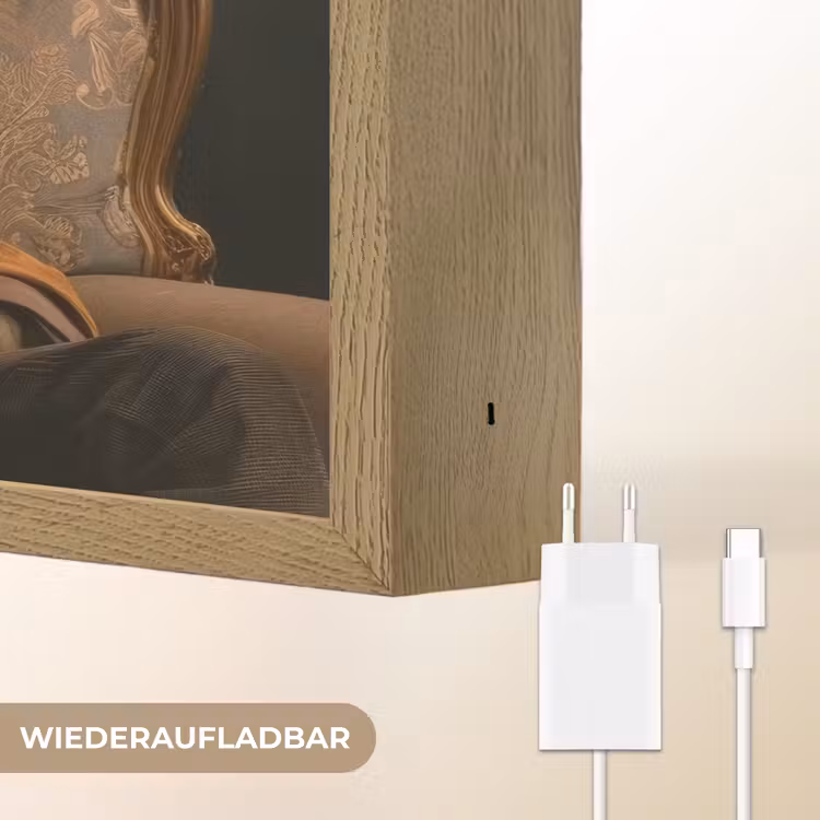 Bril - Leeuw - Bank - Hoed Light Box met batterij (Wandlamp) middel -USP_websiteoplaadbaarDE