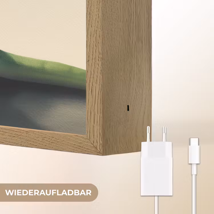 Kameleon - Groen - Minimalistisch Light Box met batterij (Wandlamp) middel -USP_websiteoplaadbaarDE