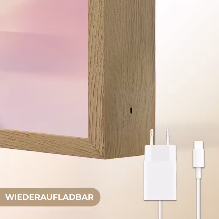 Disco - Fruit - Glitter - Strawberry Light Box met batterij (Wandlamp) middel -USP_websiteoplaadbaarDE