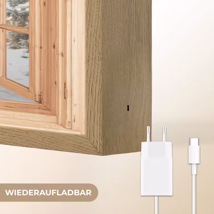 Doorkijk - Auto - Kerst - Cadeaus - Winter - Landschap Light Box met batterij (Wandlamp) middel -USP_websiteoplaadbaarDE