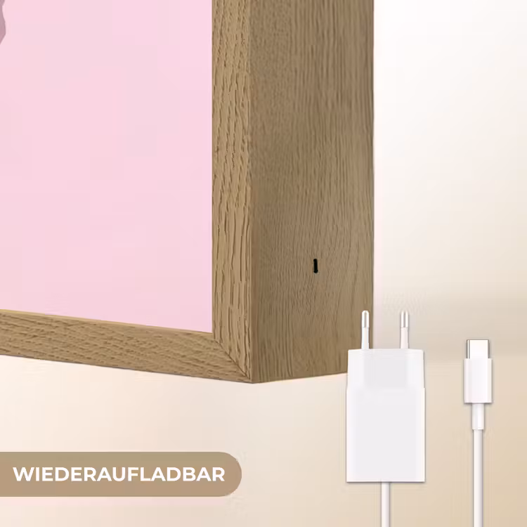 Ei - Disco - Ontbijt - Glitter Light Box met batterij (Wandlamp) middel -USP_websiteoplaadbaarDE