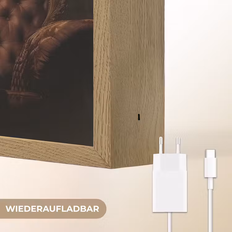 Ijsbeer - Hoed - Bril - Stoel Light Box met batterij (Wandlamp) middel -USP_websiteoplaadbaarDE