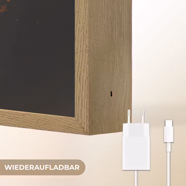 Olifant - Oranje - Oren Light Box met batterij (Wandlamp) middel -USP_websiteoplaadbaarDE