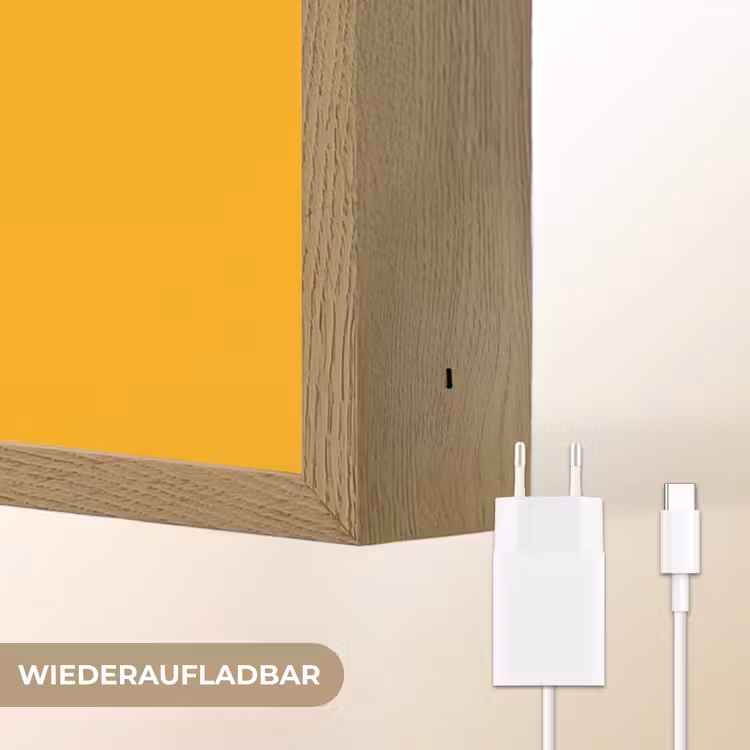 Uil - Grafisch - Kleurrijk - Ogen Light Box met batterij (Wandlamp) middel -USP_websiteoplaadbaarDE