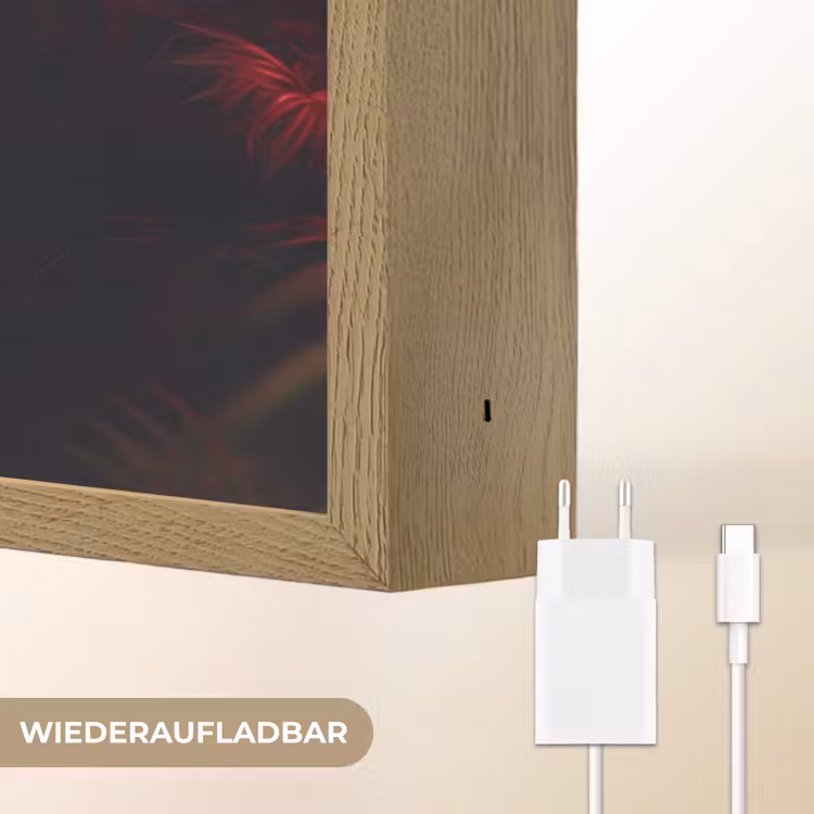 Flamingo - Roze - Neon - Licht Light Box met batterij (Wandlamp) middel -USP_websiteoplaadbaarDE