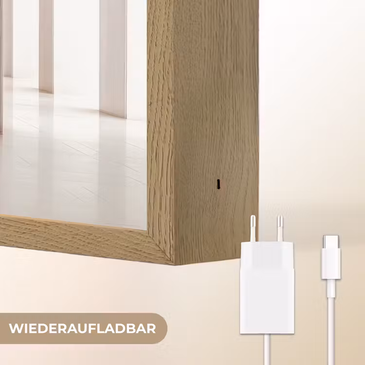 Hal - Bogen - Symmetrisch - Modern Light Box met batterij (Wandlamp) middel -USP_websiteoplaadbaarDE