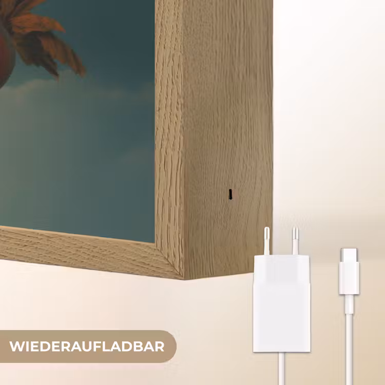 Vrouw - Granaatappel - Herfst - Zonnebril Light Box met batterij (Wandlamp) middel -USP_websiteoplaadbaarDE