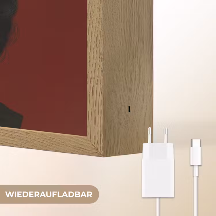 Vrouw - Kersen - Slagroom Light Box met batterij (Wandlamp) middel -USP_websiteoplaadbaarDE