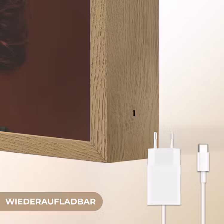 Vrouw - lychee - exotisch Light Box met batterij (Wandlamp) middel -USP_websiteoplaadbaarDE