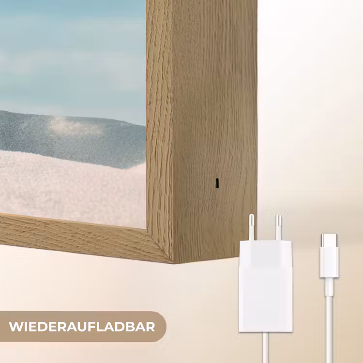 Glas - ijsblokjes - Citroen Light Box met batterij (Wandlamp) middel -USP_websiteoplaadbaarDE