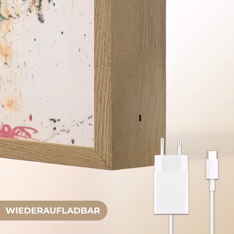 Graffiti - Handen - Vintage - Street art Light Box met batterij (Wandlamp) middel -USP_websiteoplaadbaarDE