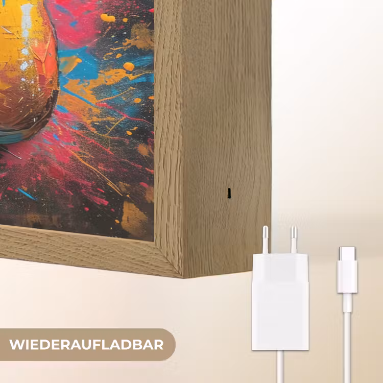 Graffiti - Gaming - Controller - Verf Light Box met batterij (Wandlamp) middel -USP_websiteoplaadbaarDE