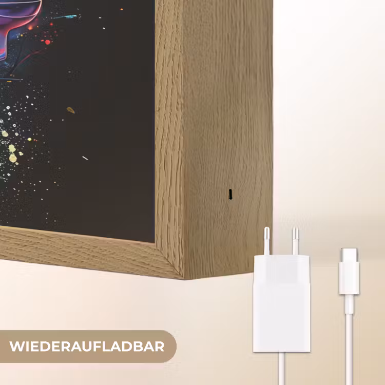 Graffiti - Sport - Voetbal - Schoen - Verf Light Box met batterij (Wandlamp) middel -USP_websiteoplaadbaarDE