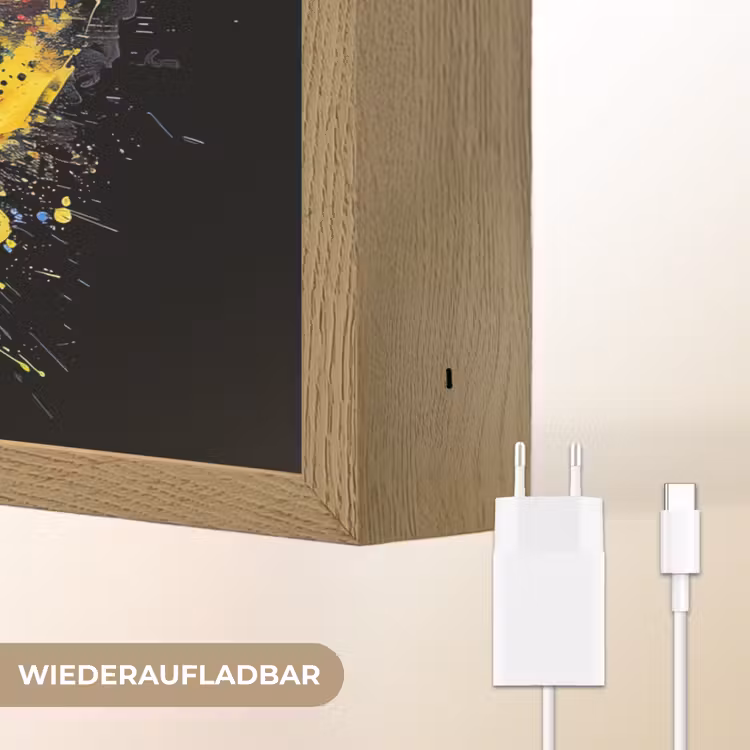 Graffiti - Sport - Golf - Golfclub Light Box met batterij (Wandlamp) middel -USP_websiteoplaadbaarDE