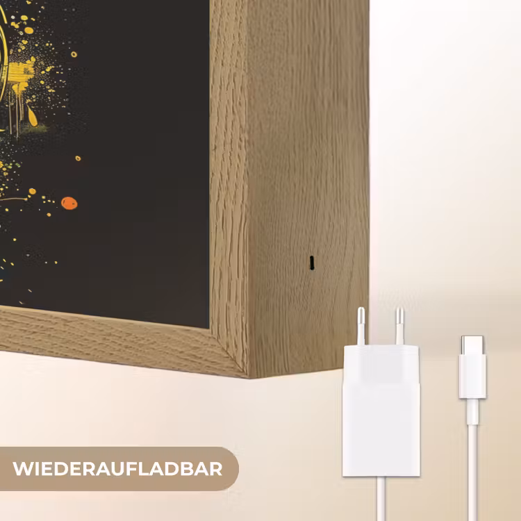 Graffiti - Sport - Golf - Golfkar Light Box met batterij (Wandlamp) middel -USP_websiteoplaadbaarDE