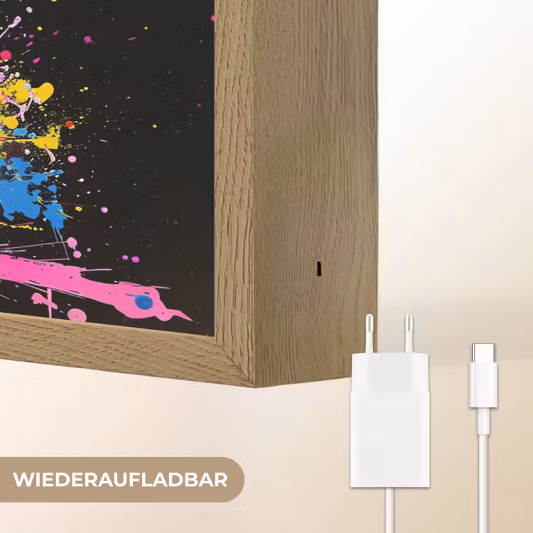 Graffiti - Sport - Rolschaatsen - Skating Light Box met batterij (Wandlamp) middel -USP_websiteoplaadbaarDE