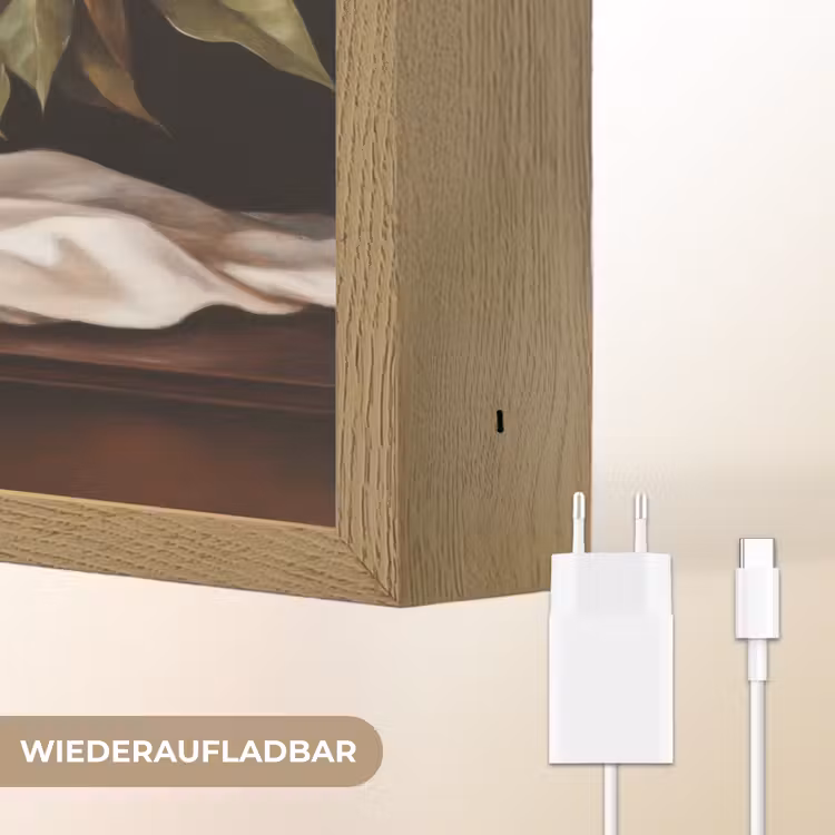 Granaatappels - Klassiek - Vintage Light Box met batterij (Wandlamp) middel -USP_websiteoplaadbaarDE
