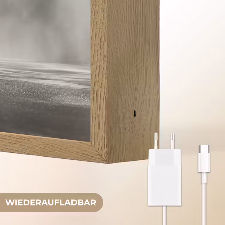 Halter - Gewichten - Zwart Light Box met batterij (Wandlamp) middel -USP_websiteoplaadbaarDE
