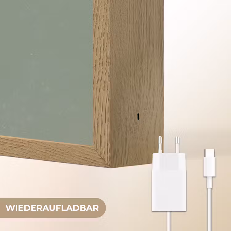 Hazen - Oren - Roze Light Box met batterij (Wandlamp) middel -USP_websiteoplaadbaarDE