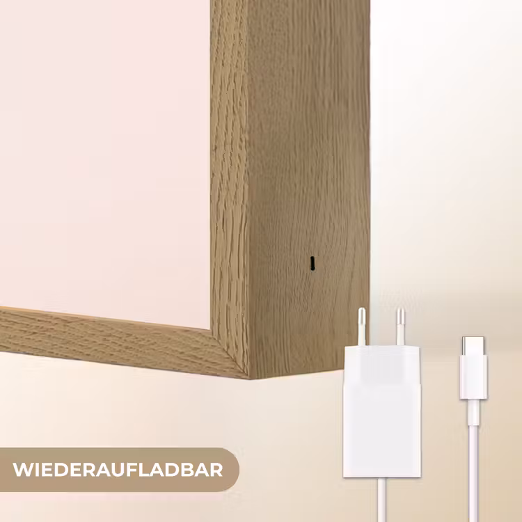Hart - Rood - Valentijn Light Box met batterij (Wandlamp) middel -USP_websiteoplaadbaarDE