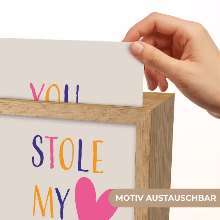 Hart - Valentijn - Tekst Light Box met kabel (Wandlamp) klein -USP_websiteprintDE