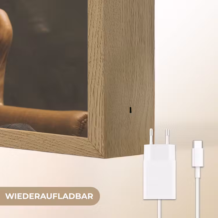 Hert - Zonnebril - Zwart - Pak Light Box met batterij (Wandlamp) middel -USP_websiteoplaadbaarDE