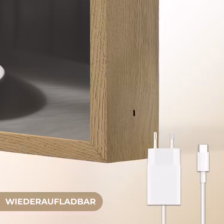 Hond - Bulldog - Pasta - Bril - Stoer - Dieren Light Box met batterij (Wandlamp) middel -USP_websiteoplaadbaarDE