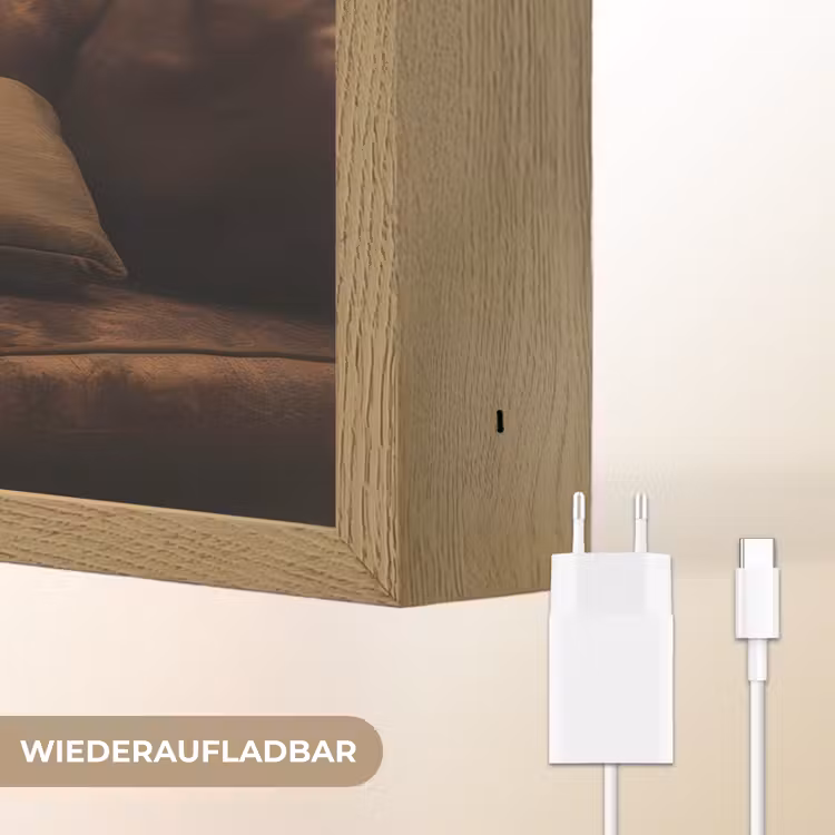 Hond - Sigaar - Hoed - Pak Light Box met batterij (Wandlamp) middel -USP_websiteoplaadbaarDE