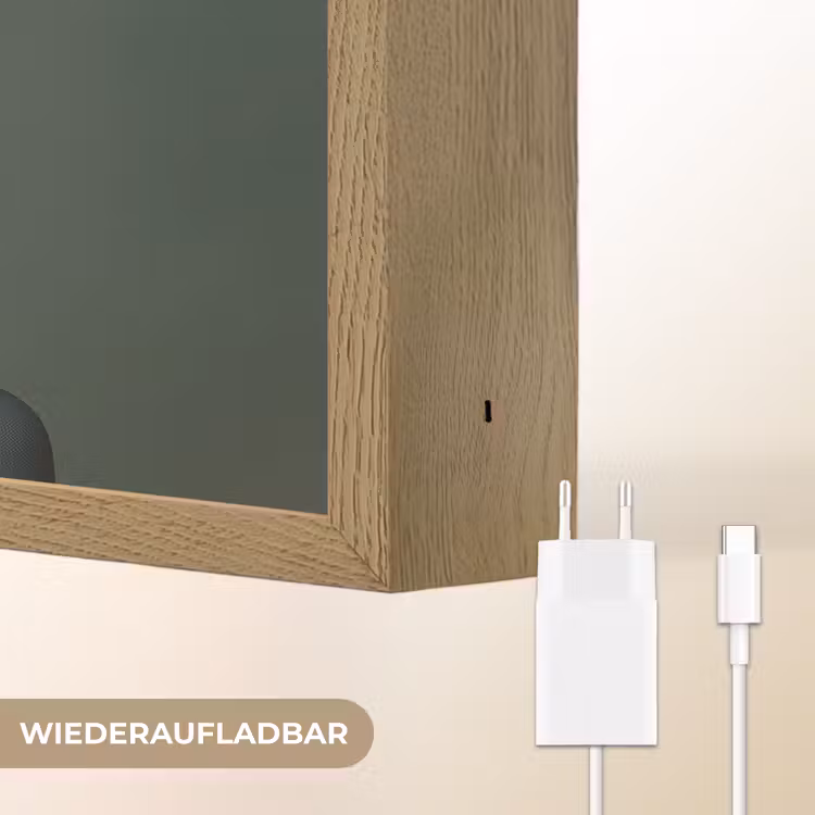 Hoed - Vrouw - Beige Light Box met batterij (Wandlamp) middel -USP_websiteoplaadbaarDE