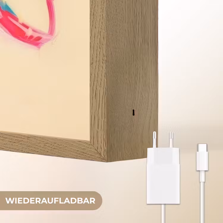 Camera - Memories - Roze - Geschilderd Light Box met batterij (Wandlamp) middel -USP_websiteoplaadbaarDE