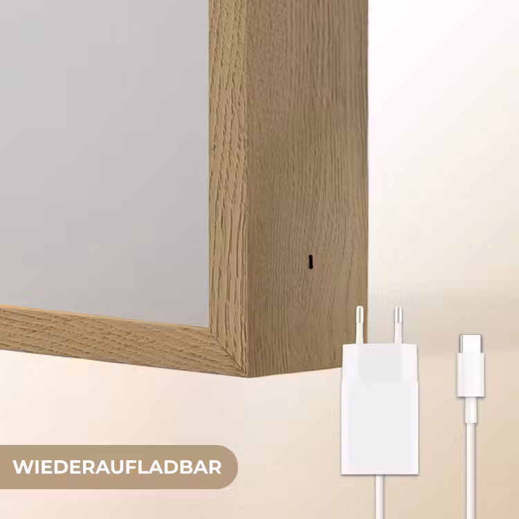 Kat - Bril - Mok - Pluizig Light Box met batterij (Wandlamp) middel -USP_websiteoplaadbaarDE