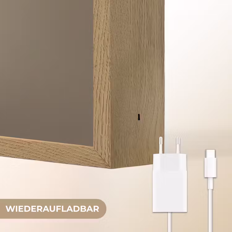 Kat - Kokskleding - Zwart - Wit Light Box met batterij (Wandlamp) middel -USP_websiteoplaadbaarDE